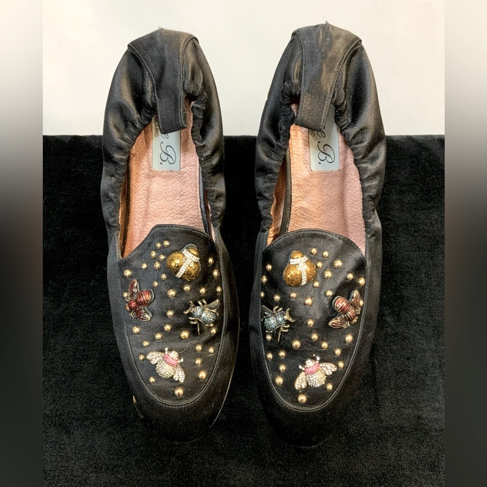 Diane B. Women’s Black/Gold Ballet Flats